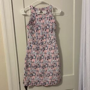 Lauren James Pink and Blue Nautical Mini Dress